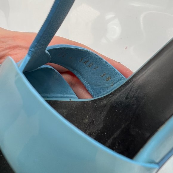 🌷❤️‍🔥SPRING SALE 🔥 FINAL PRICE🌷💥Saint Laurent Tribute Patent Sandals 38.5 - Picture 4 of 12